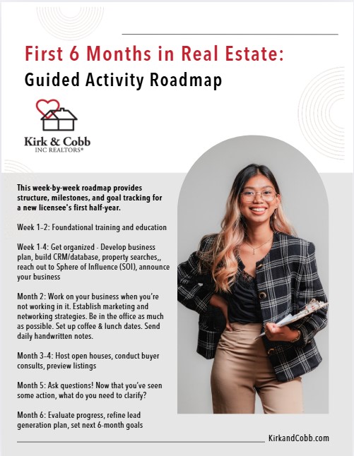 6 month plan for new REALTORS